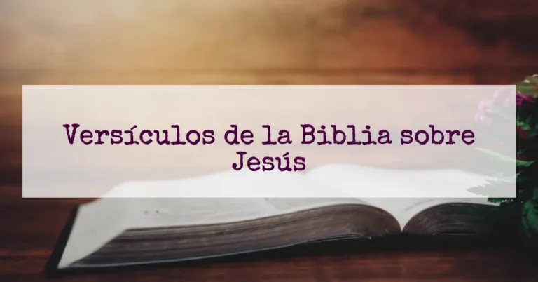 Versículos de la Biblia sobre Jesús