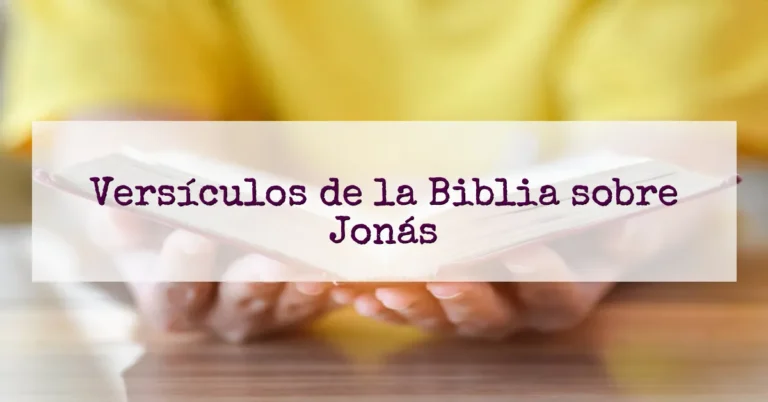 Versículos de la Biblia sobre Jonás
