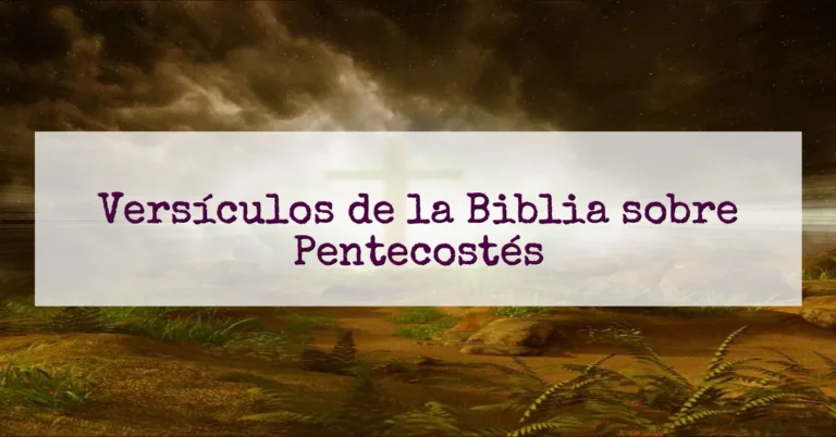 Versículos de la Biblia sobre Pentecostés