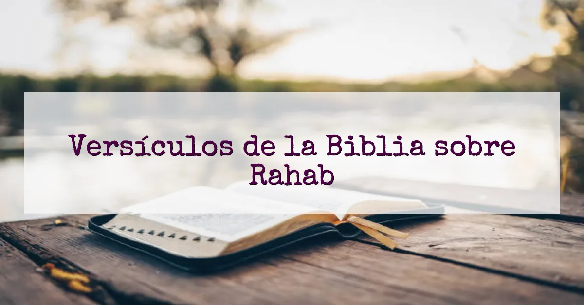 Versículos de la Biblia sobre Rahab