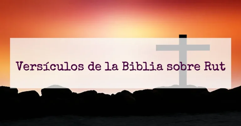 Versículos de la Biblia sobre Rut