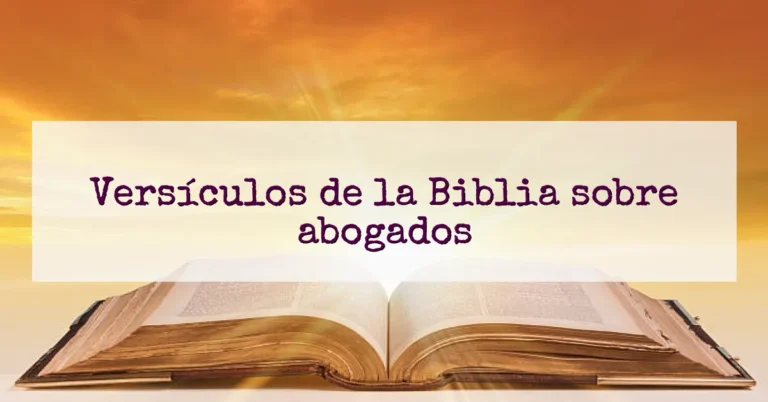 Versículos de la Biblia sobre abogados