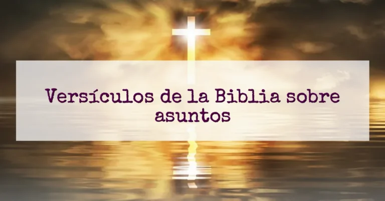 Versículos de la Biblia sobre asuntos