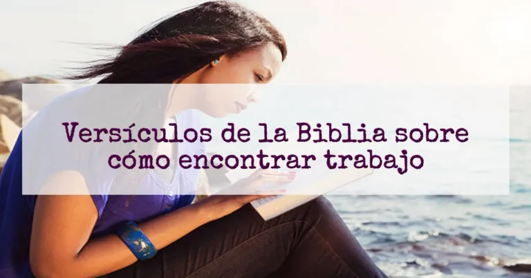 Versículos de la Biblia sobre cómo encontrar trabajo