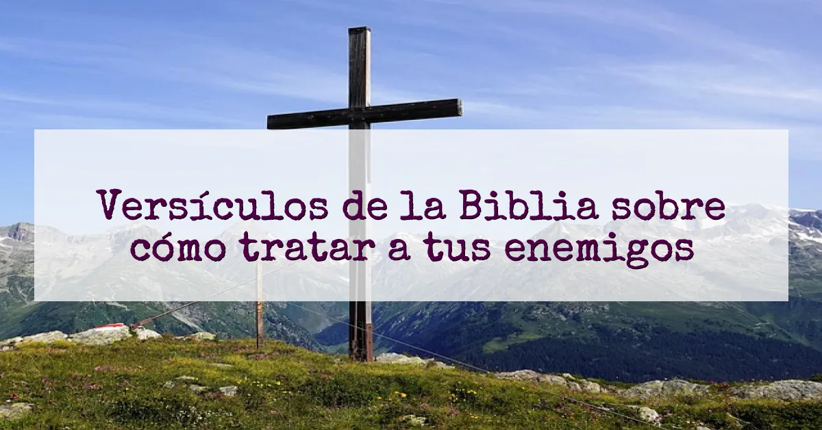 Versículos de la Biblia sobre cómo tratar a tus enemigos