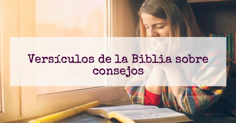 Versículos de la Biblia sobre consejos
