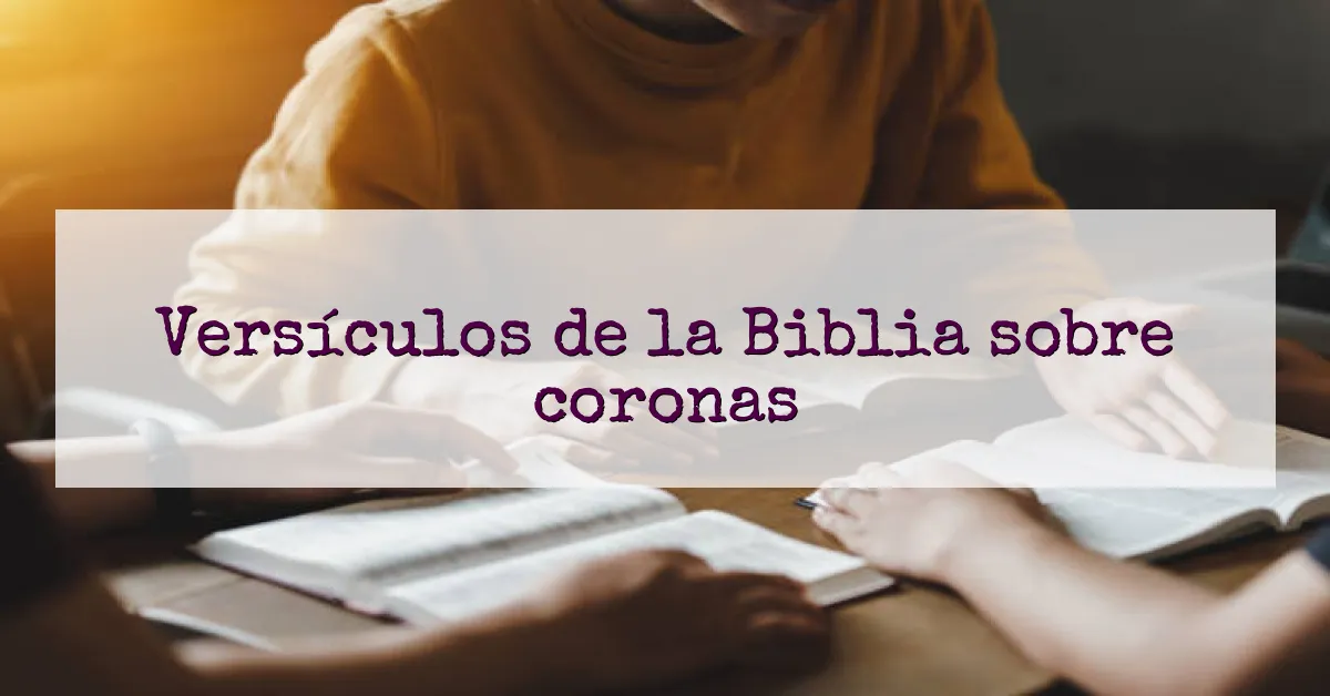 Versículos de la Biblia sobre coronas