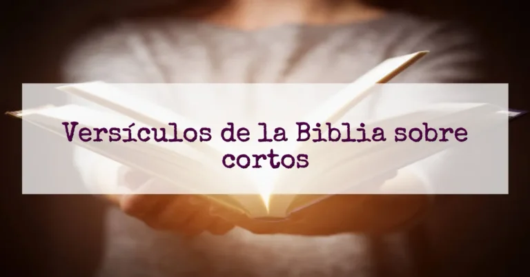 Versículos de la Biblia sobre cortos