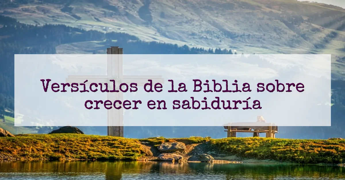 Versículos de la Biblia sobre crecer en sabiduría