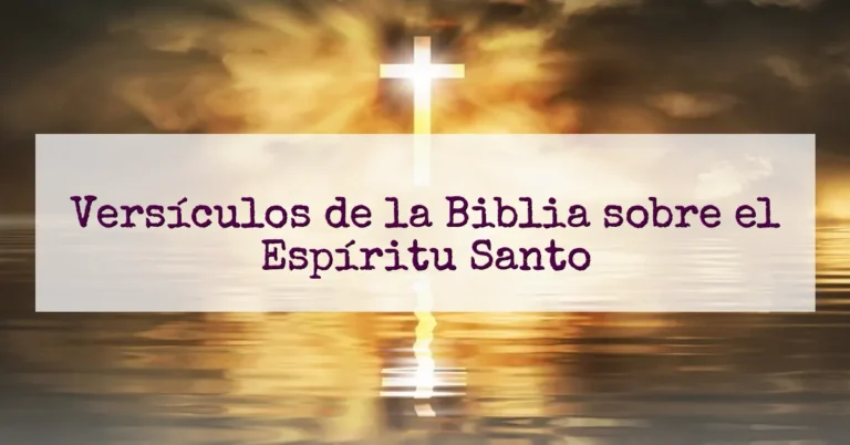 Versículos de la Biblia sobre el Espíritu Santo