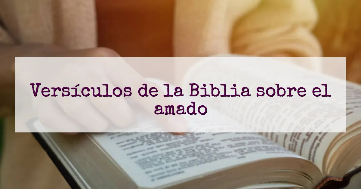 Versículos de la Biblia sobre el amado