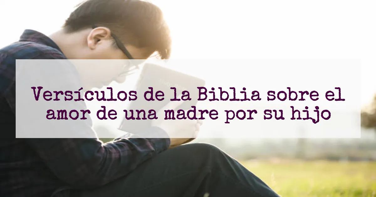 Versículos de la Biblia sobre el amor de una madre por su hijo