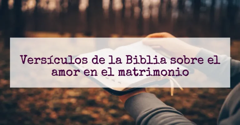 Versículos de la Biblia sobre el amor en el matrimonio