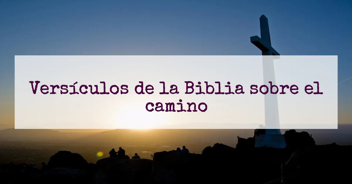 Versículos de la Biblia sobre el camino