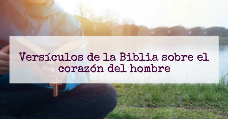 Versículos de la Biblia sobre el corazón del hombre
