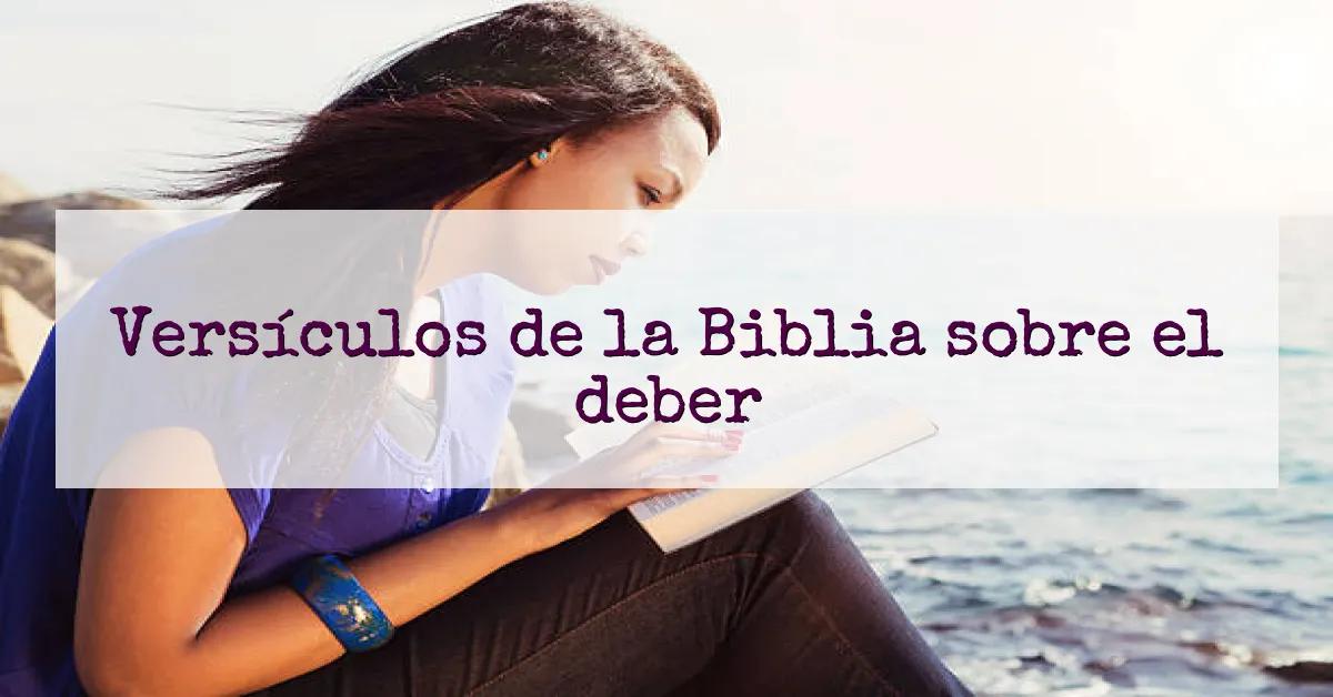 Versículos de la Biblia sobre el deber