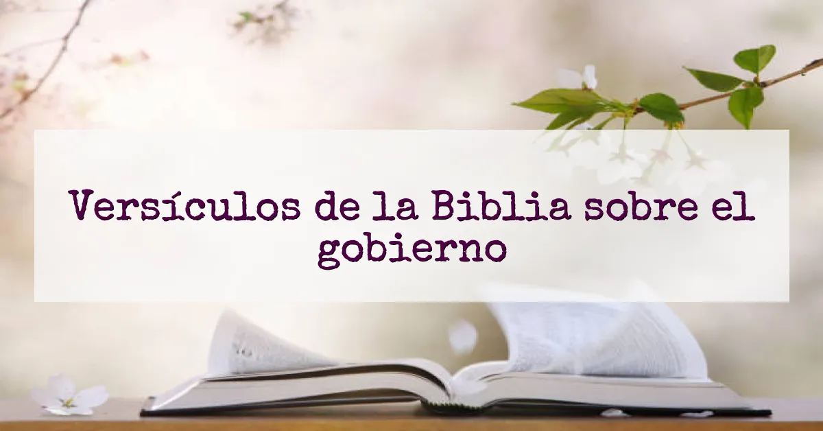 Versículos de la Biblia sobre el gobierno
