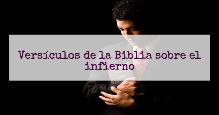Versículos de la Biblia sobre el infierno
