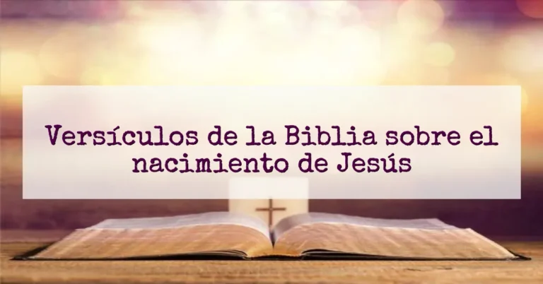 Versículos de la Biblia sobre el nacimiento de Jesús