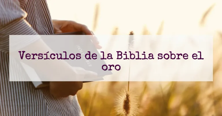 Versículos de la Biblia sobre el oro