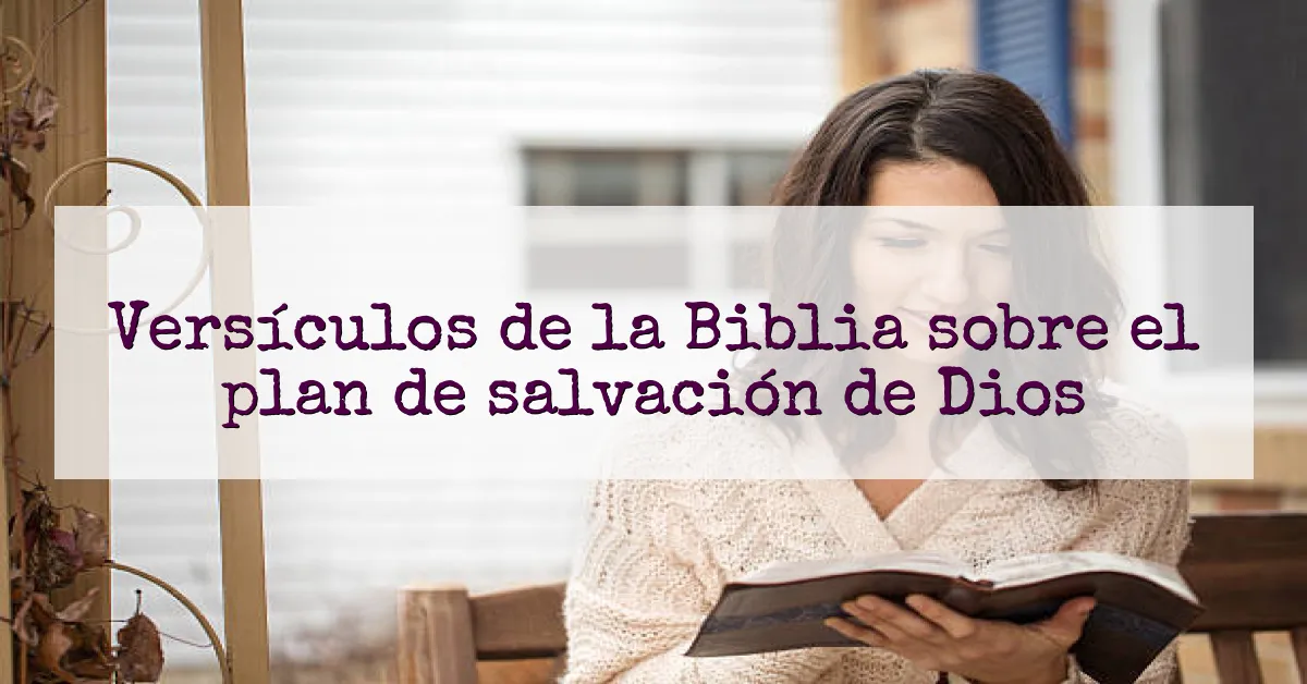 Versículos de la Biblia sobre el plan de salvación de Dios