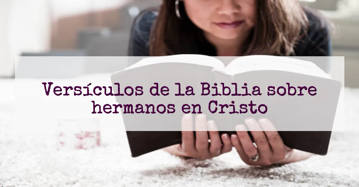 Versículos de la Biblia sobre hermanos en Cristo
