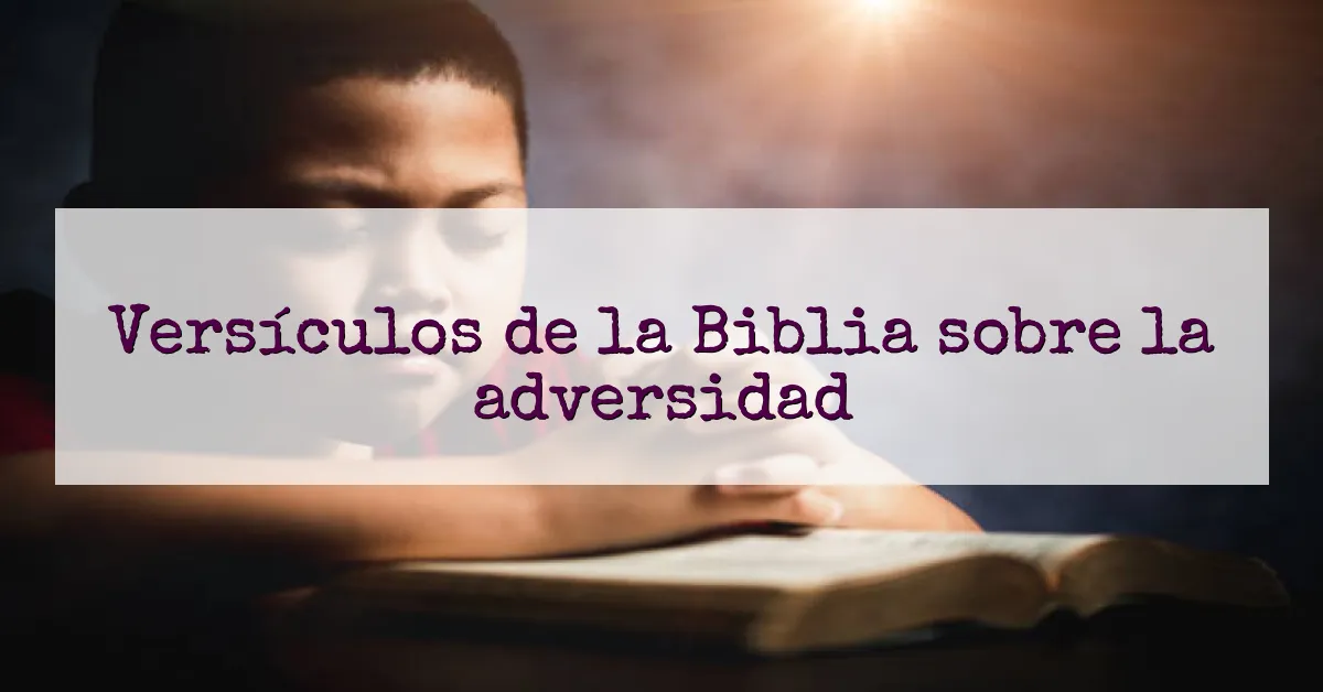 Versículos de la Biblia sobre la adversidad
