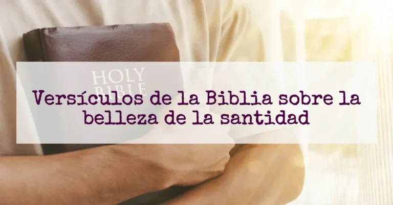 Versículos de la Biblia sobre la belleza de la santidad
