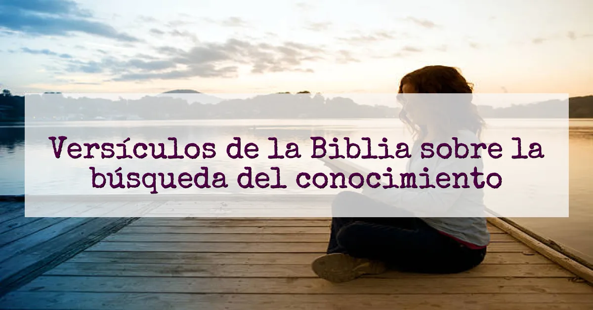 Versículos de la Biblia sobre la búsqueda del conocimiento