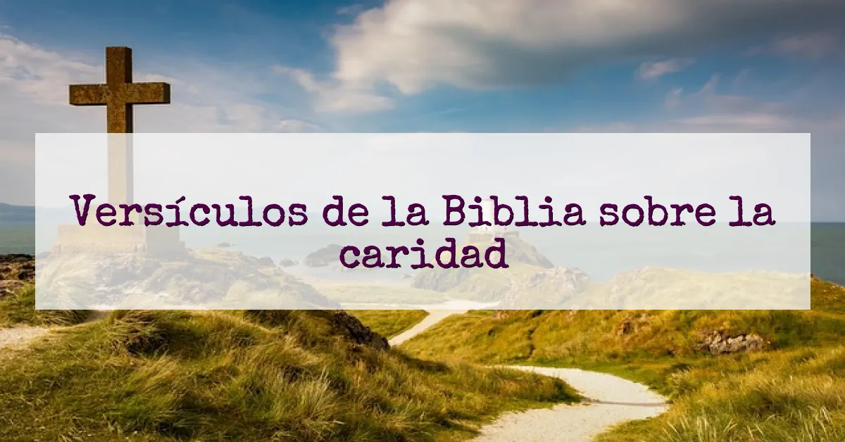 Versículos de la Biblia sobre la caridad