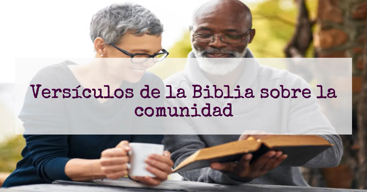 Versículos de la Biblia sobre la comunidad