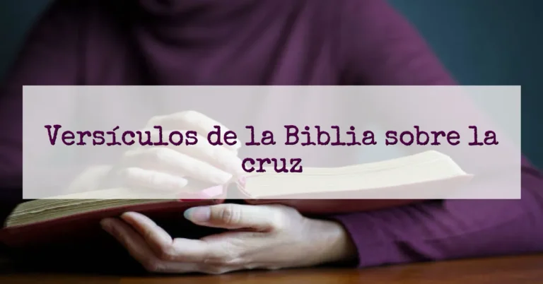 Versículos de la Biblia sobre la cruz