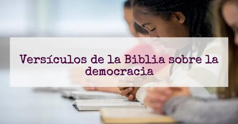 Versículos de la Biblia sobre la democracia