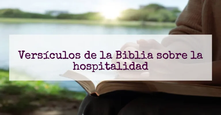Versículos de la Biblia sobre la hospitalidad