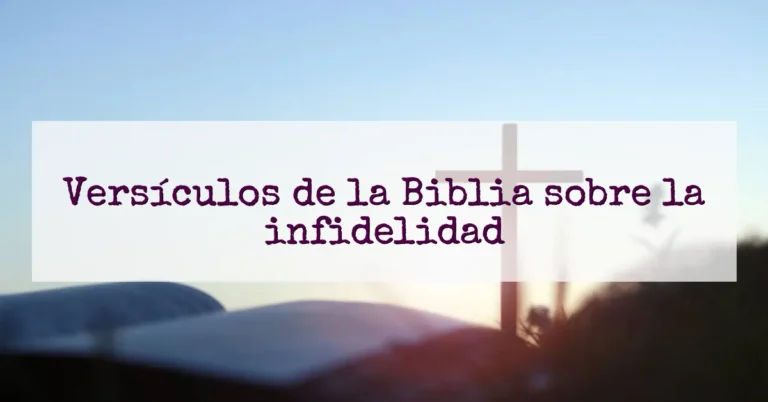 Versículos de la Biblia sobre la infidelidad