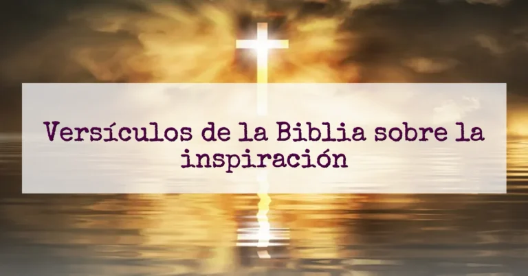 Versículos de la Biblia sobre la inspiración
