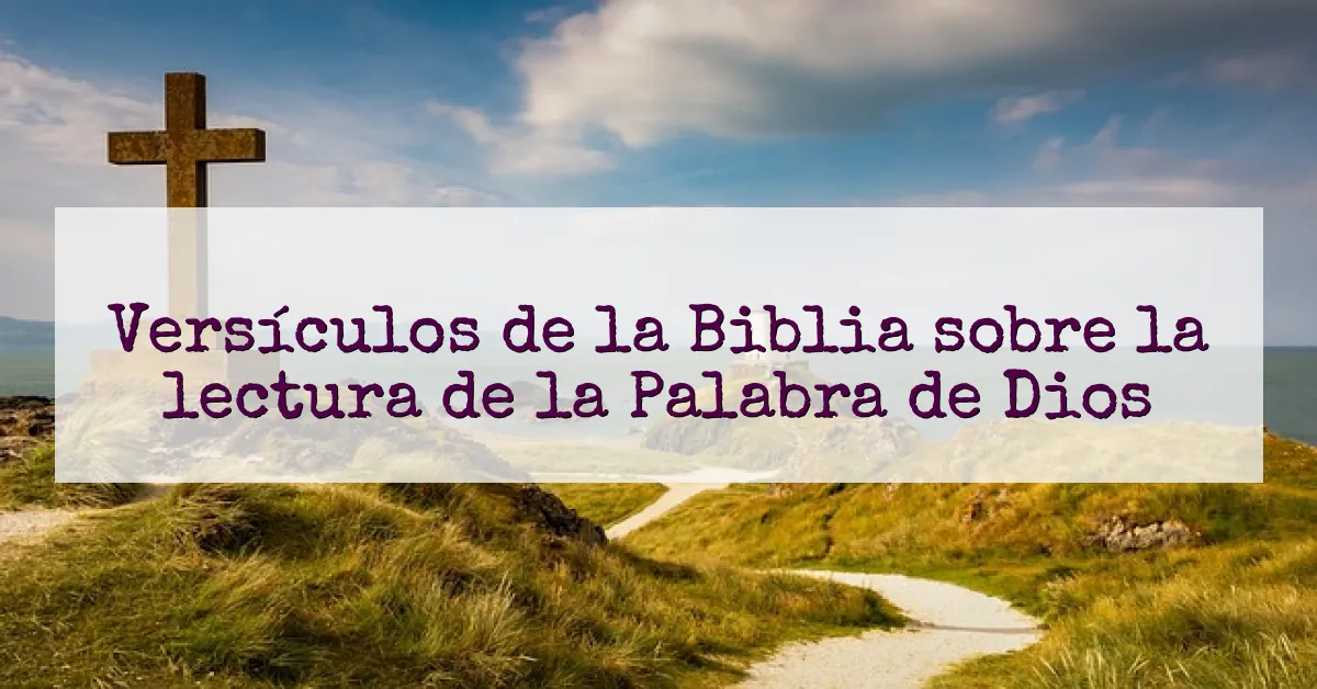 Versículos de la Biblia sobre la lectura de la Palabra de Dios