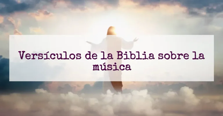 Versículos de la Biblia sobre la música