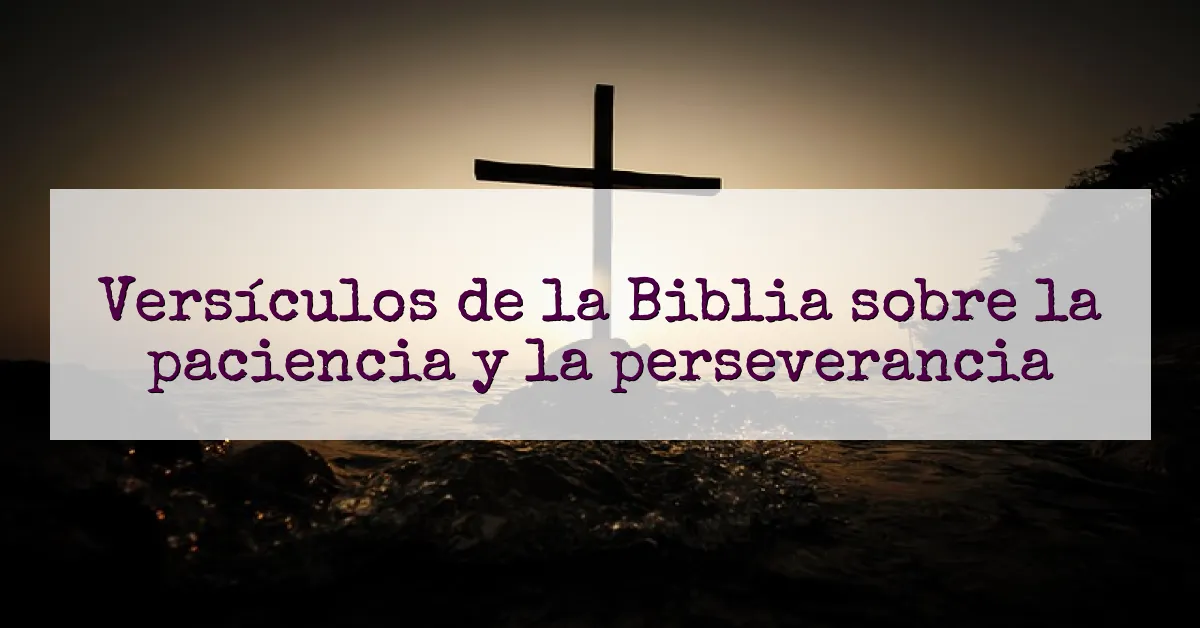 Versículos de la Biblia sobre la paciencia y la perseverancia