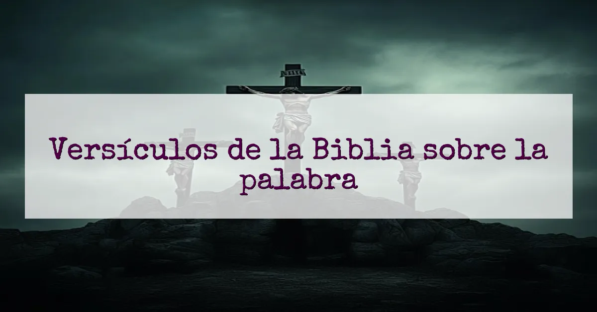 Versículos de la Biblia sobre la palabra