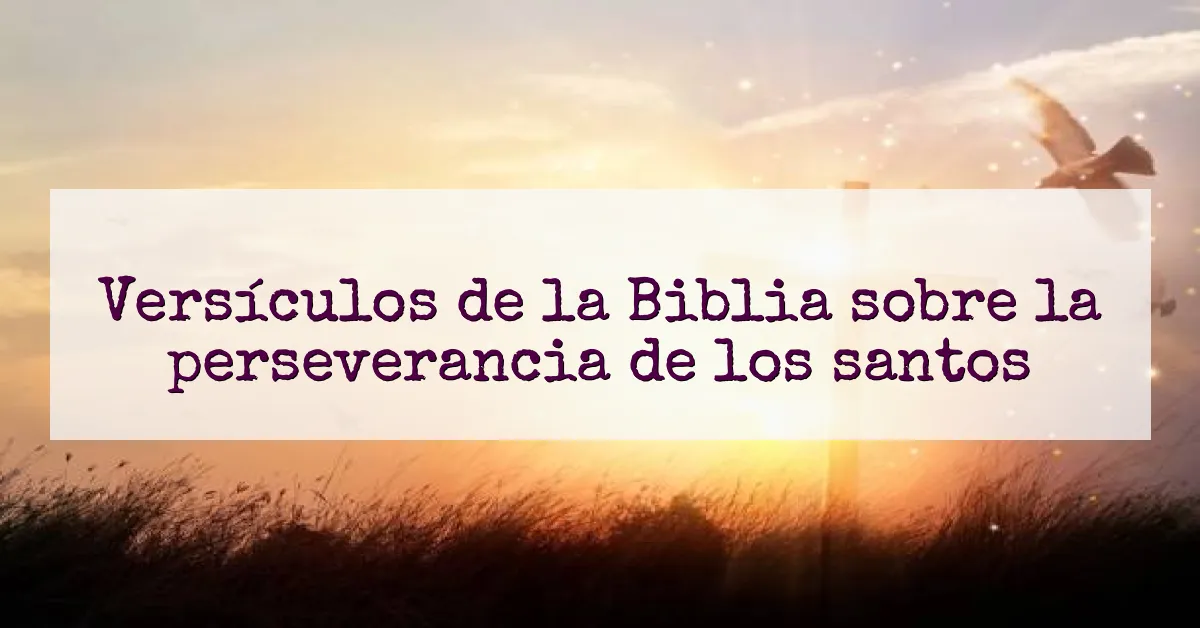 Versículos de la Biblia sobre la perseverancia de los santos