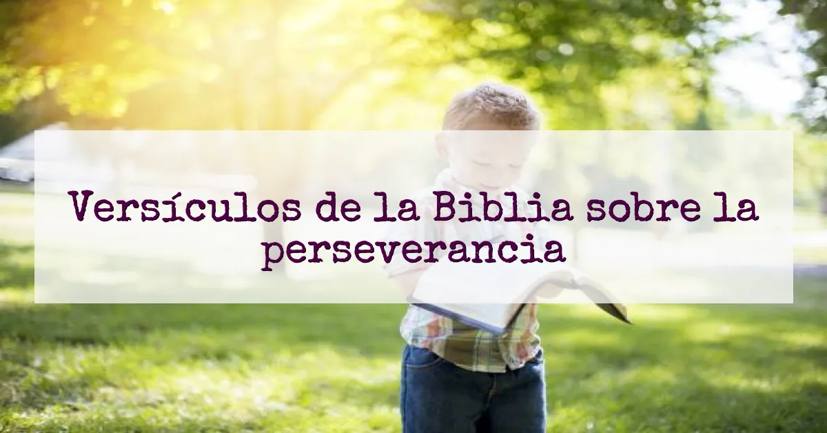 Versículos de la Biblia sobre la perseverancia
