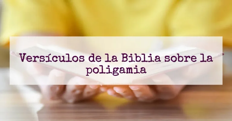 Versículos de la Biblia sobre la poligamia