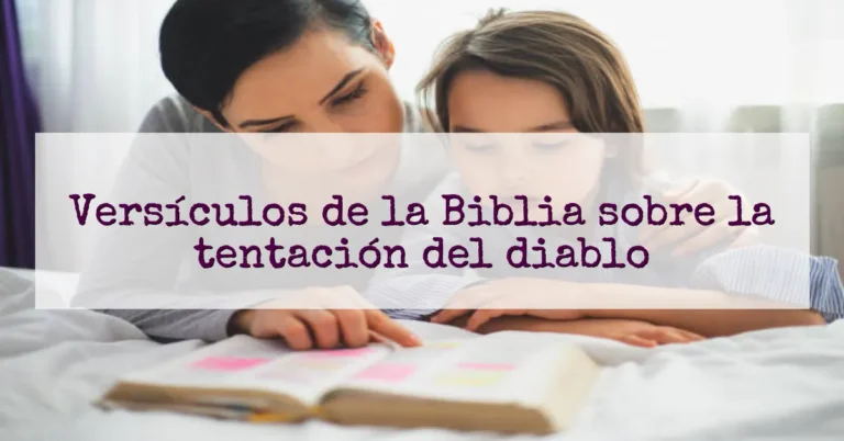 Versículos de la Biblia sobre la tentación del diablo