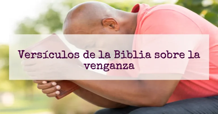 Versículos de la Biblia sobre la venganza