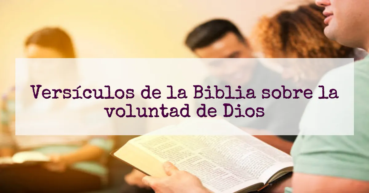 Versículos de la Biblia sobre la voluntad de Dios