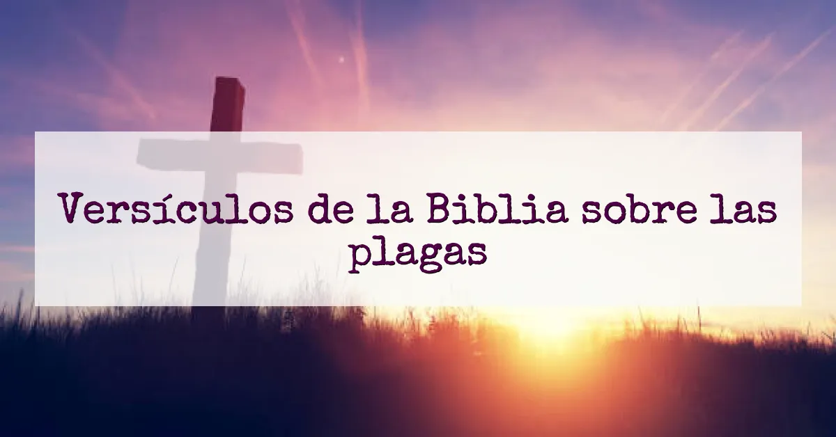 Versículos de la Biblia sobre las plagas