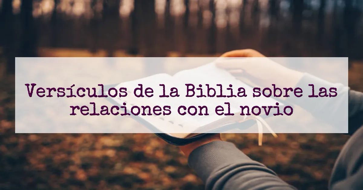 Versículos de la Biblia sobre las relaciones con el novio