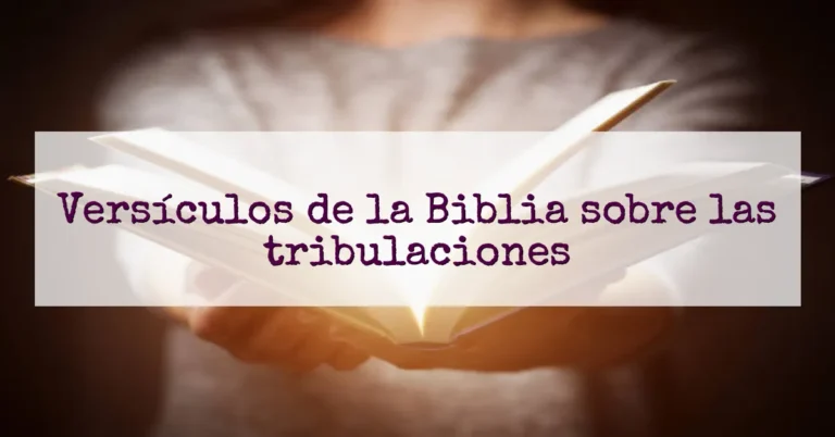 Versículos de la Biblia sobre las tribulaciones