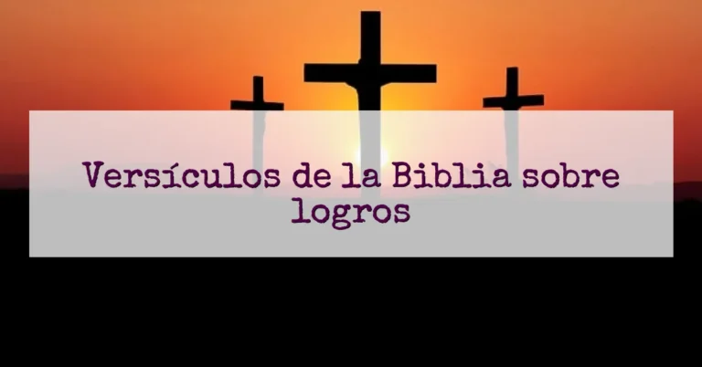 Versículos de la Biblia sobre logros